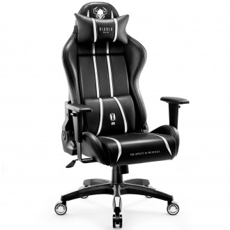 Fotel gamingowy Diablo X-One 2.0 Normal Size czarno-biały