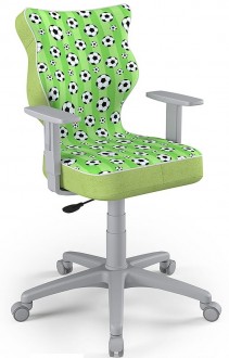 Krzesło obrotowe młodzieżowe Duo Grey rozmiar 5 (146-176,5 cm) wzory