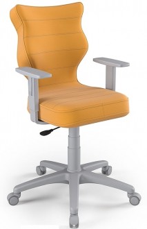 Młodzieżowe krzesło do biurka Duo Grey rozmiar 6 (159-188 cm)
