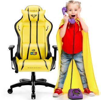 Krzesło gamingowe dla młodzieży Diablo X-One 2.0 Kids Size Electric Yellow Edition