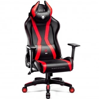 Fotel dla graczy Diablo X-Horn 2.0 Normal Size czarno-czerwony