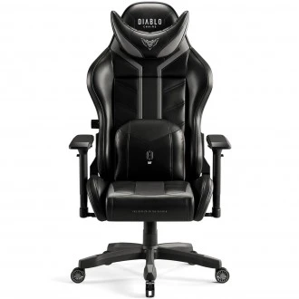 Krzesło dla graczy Diablo X-Ray King Size czarno-szary