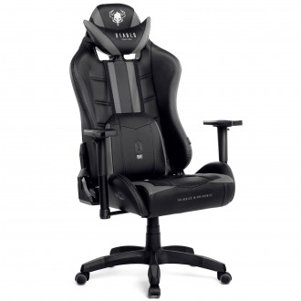 Krzesło dla graczy Diablo X-Ray Normal Size czarno-szary