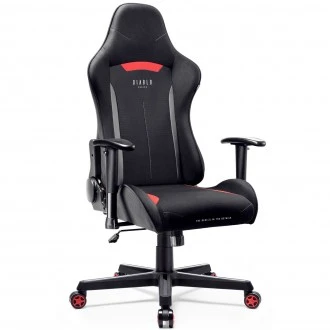Fotel do gamingu Diablo X-St4rter czarno-czerwony