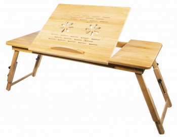 Składany stolik pod laptopa z drewna bambusowego Celsa XL