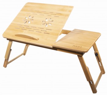 Składany stolik pod laptopa z drewna bambusowego Celsa L