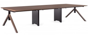 Stół konferencyjny w stylu industrialnym Mars Workstation 6 360x140 cm