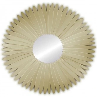Złote lustro w kształcie płatków kwiatu Stella 80 cm
