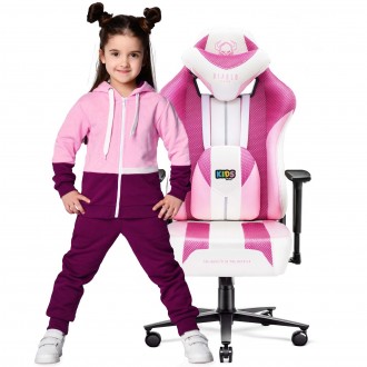 Młodzieżowy fotel gamingowy Diablo X-Player 2.0 Kids Size Marshmallow Pink