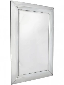 Lustro prostokątne z wypukłą ramą Bergamo 120/80 cm