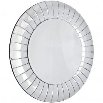 Lustro ścienne z wypukłą ramą zaokrągloną Corrao 80 cm