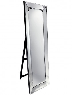 Klasyczne lustro stojące ze szklaną ramą Bacoli 50/160 cm