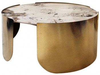 Designerski stolik z blatem ze spieku Coccodrillo L 90 cm