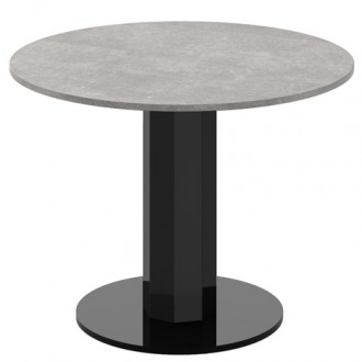 Nierozkładany stół jadalniany Solo z blatem w imitacji betonu