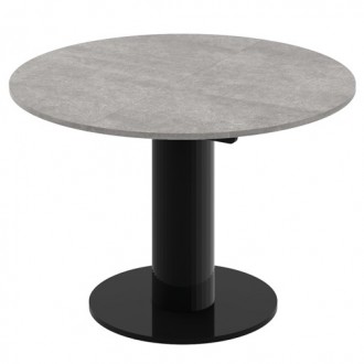 Rozkładany stół jadalniany Solo Lux z blatem w imitacji betonu