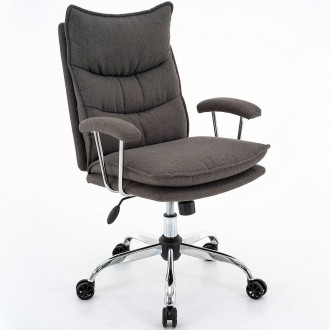 Krzesło biurowe na chromowanej podstawie Q-289