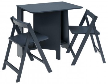 Zestaw składany stół z dwoma krzesłami Ivy