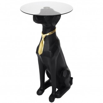 Designerski stolik pomocniczy w kształcie psa Cabot