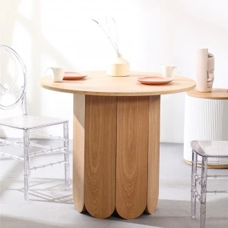 Stół w stylu boho Puro z ośmiokątną nogą