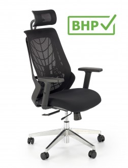 Ergonomiczny fotel biurowy Geronimo, zgodny z normą BHP