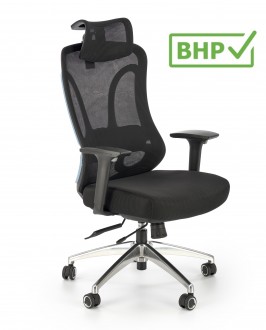 Ergonomiczny fotel do biura Gilberto, zgodny z normą BHP