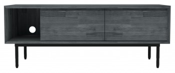 Dwudrzwiowa szafka RTV z wnęką Capella L01 130 cm