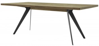 Drewniany stół do jadalni w stylu industrialnym Massa D05 200 cm