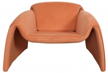 Designerski fotel welurowy Nua N78