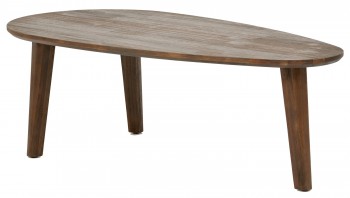 Drewniany stolik kawowy o owalnym kształcie Ashton L06