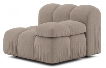 Designerski fotel do salonu z oparciem i podłokietnikiem CoCo