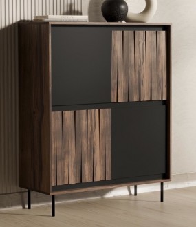 Wysoka komoda Swing KM-2 Halmar orzech