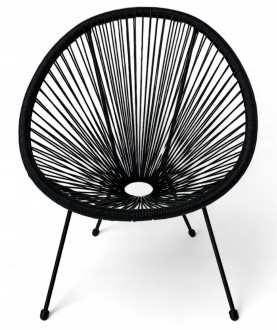 Żyłkowe krzesło do ogrodu Arjana MAS-EC2 83 cm