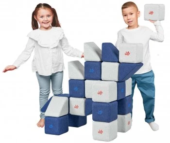 Zestaw klocków magnetycznych do przedszkola JollyHeap Mini - 24 elementy