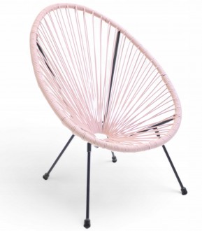 Żyłkowe krzesło ogrodowe dla dzieci Arjana KIDS MAS-EC2 66 cm różowe