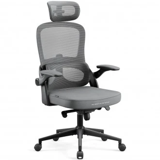 Ergonomiczny fotel do pracy w biurze Diablo V-Light szary