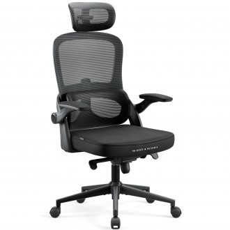 Ergonomiczny fotel do pracy w biurze Diablo V-Light czarny