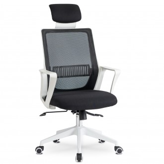 Krzesło biurowe z oparciem z siatki Flex czarne