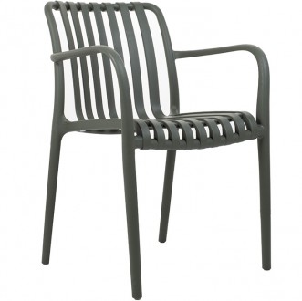 Krzesło z polipropylenu ażurowe Strips