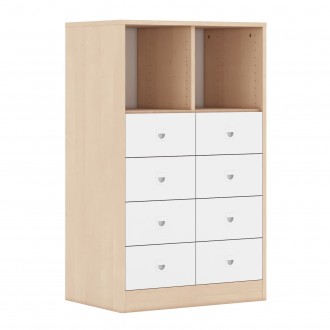 Szafka szkolna z szufladami Blox BASE 70 index 3PP-2R-8SB