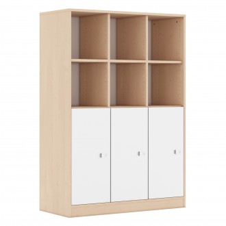 Regał szkolny zamykany na klucz Blox BASE 110 index 4PP-3R-3F2