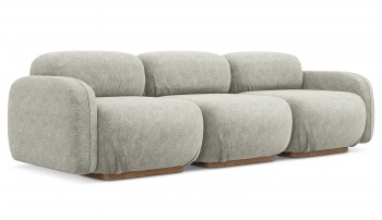 Modułowa sofa 4-osobowa Ailani, tkanina szenilowa