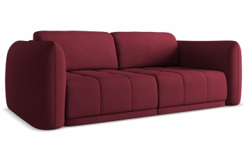 Trzyosobowa sofa do salonu Hoku, tkanina szenilowa