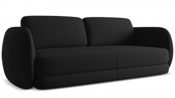 Trzyosobowa sofa do salonu Kiana, tkanina bukla