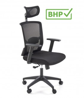 Ergonomiczny fotel biurowy Mason Halmar, zgodny z normą BHP