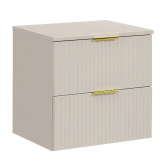 Szafka łazienkowa pod umywalkę nablatową Adel 60 cm, kaszmir