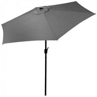 Duży parasol ogrodowy łamany, skośny SL-UM003C, szary