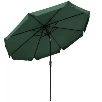 Regulowany, składany parasol ogrodowy SL-UM003B łamany, zielony, 3 m