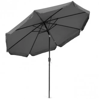 Regulowany, składany parasol ogrodowy SL-UM003B łamany, szary, 3 m