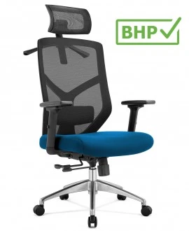 Ergonomiczny fotel do biura Rosa, zgodny z normą BHP