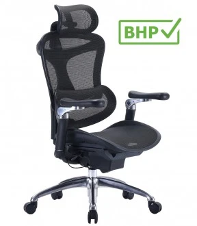 Ergonomiczny fotel do pracy przy biurku Kosmo, zgodny z normą BHP